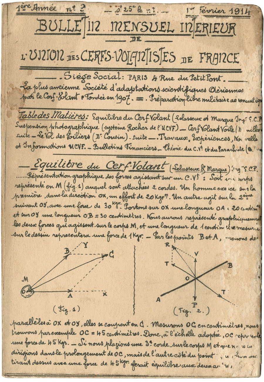 Bulletin mensuel intérieur de l’Union des Cerfs-Volantistes